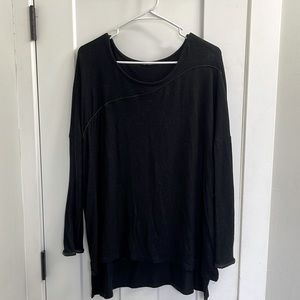 Large Zara black long sleeve shirt
